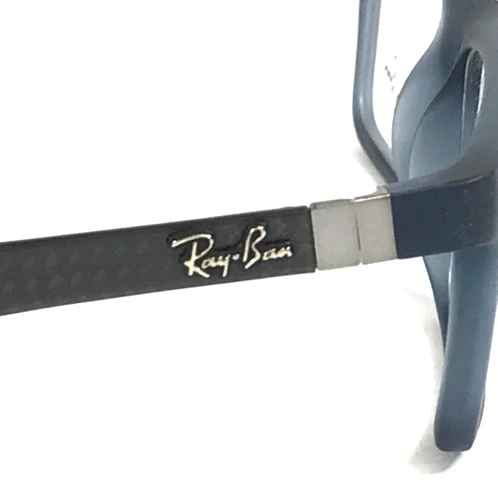 Ray-Ban Eyeglasses Frames RB8901 5262 Matte Blue Gray Carbon Fiber 53-17-145